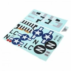 Brand new 😉 E Flite Decal Sheet: P-51D 1.2m 🤩