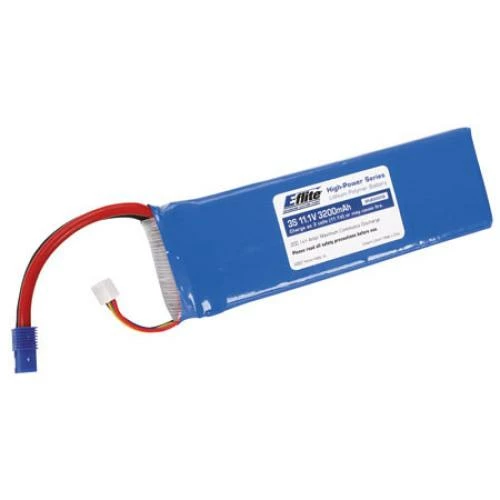 Wholesale 😉 E Flite 3200Mah 3S 11.1v 20C LiPo With EC3 Connector - Replacement Battery For E Flite Apprentice 👏