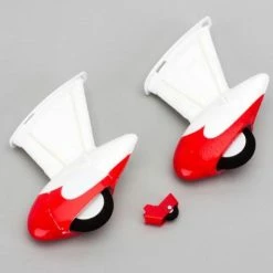 New 👍 E Flite UMX Gee Bee R2 Landing Gear And Tail Wheel Set 😉